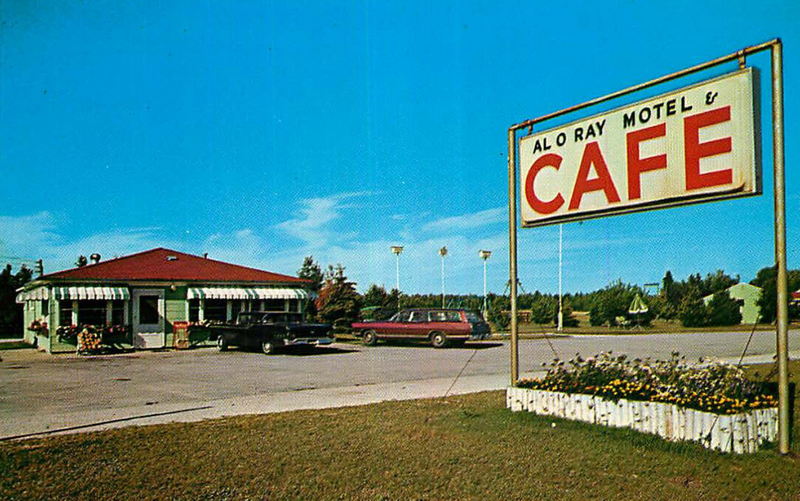 Al-O-Ray Motel - Old Postcard